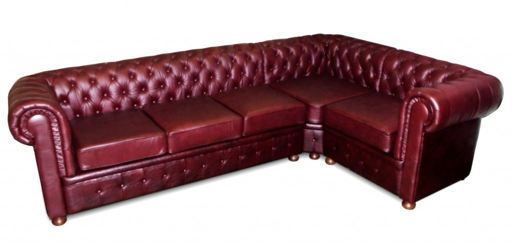Кожаный офисный диван Честертон - вид 6