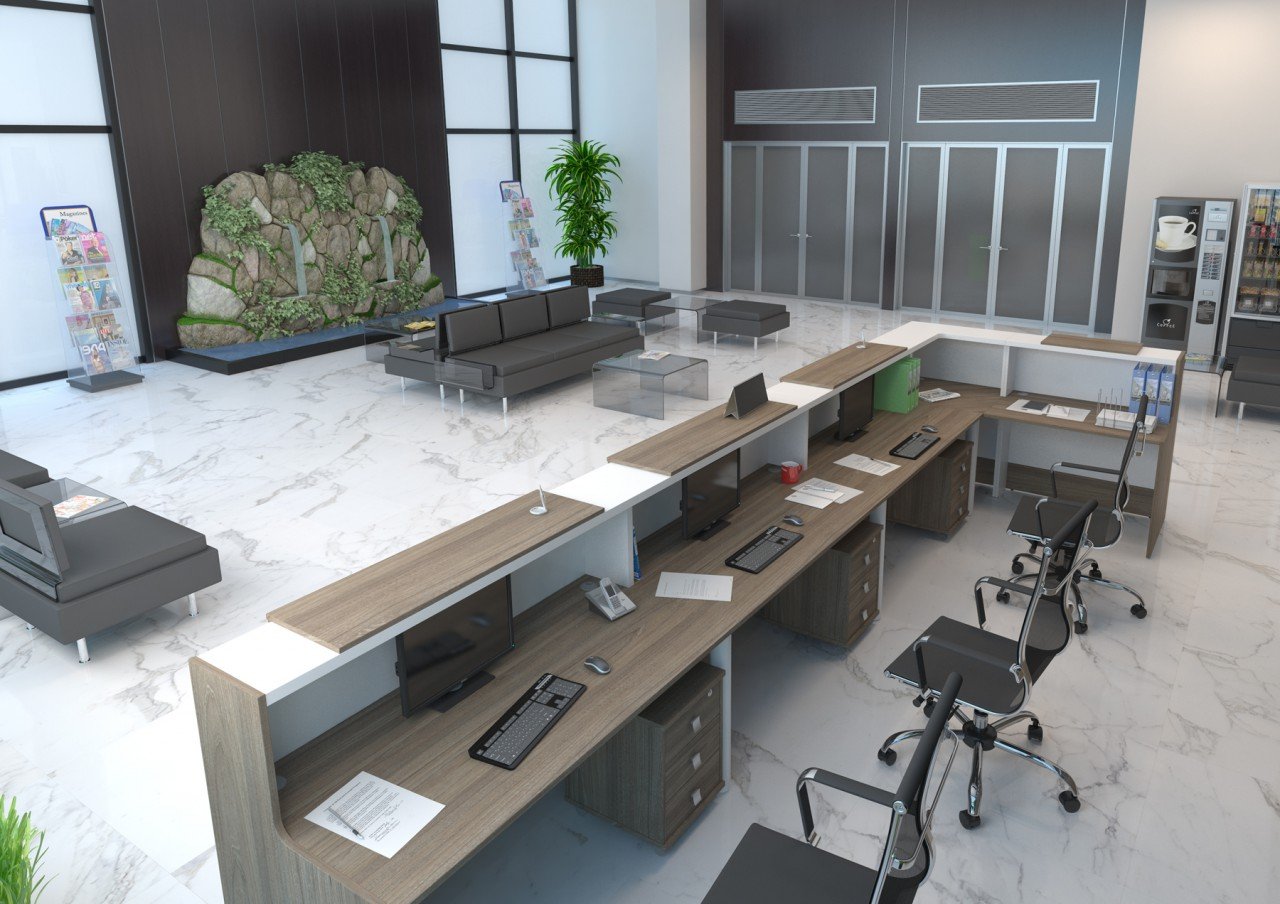 Современная стойка-ресепшн Style - вид 11
