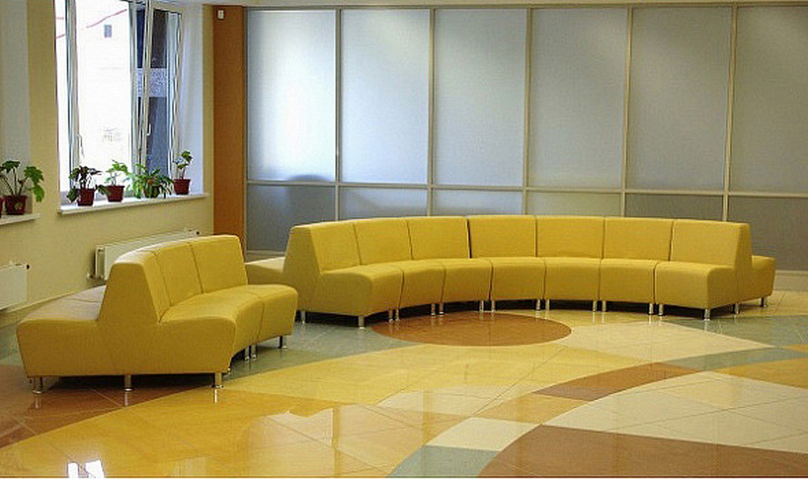 Диван для офиса эконом Интер хром - вид 10