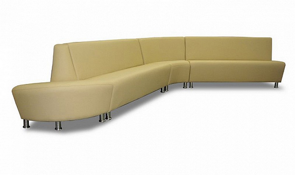 Диван для офиса эконом Интер хром - вид 11