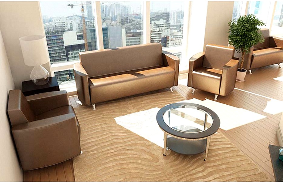 Диван для офиса эконом Сити - вид 9