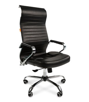 Чёрное кресло руководителя CHAIRMAN 700 ЭКО - вид 6